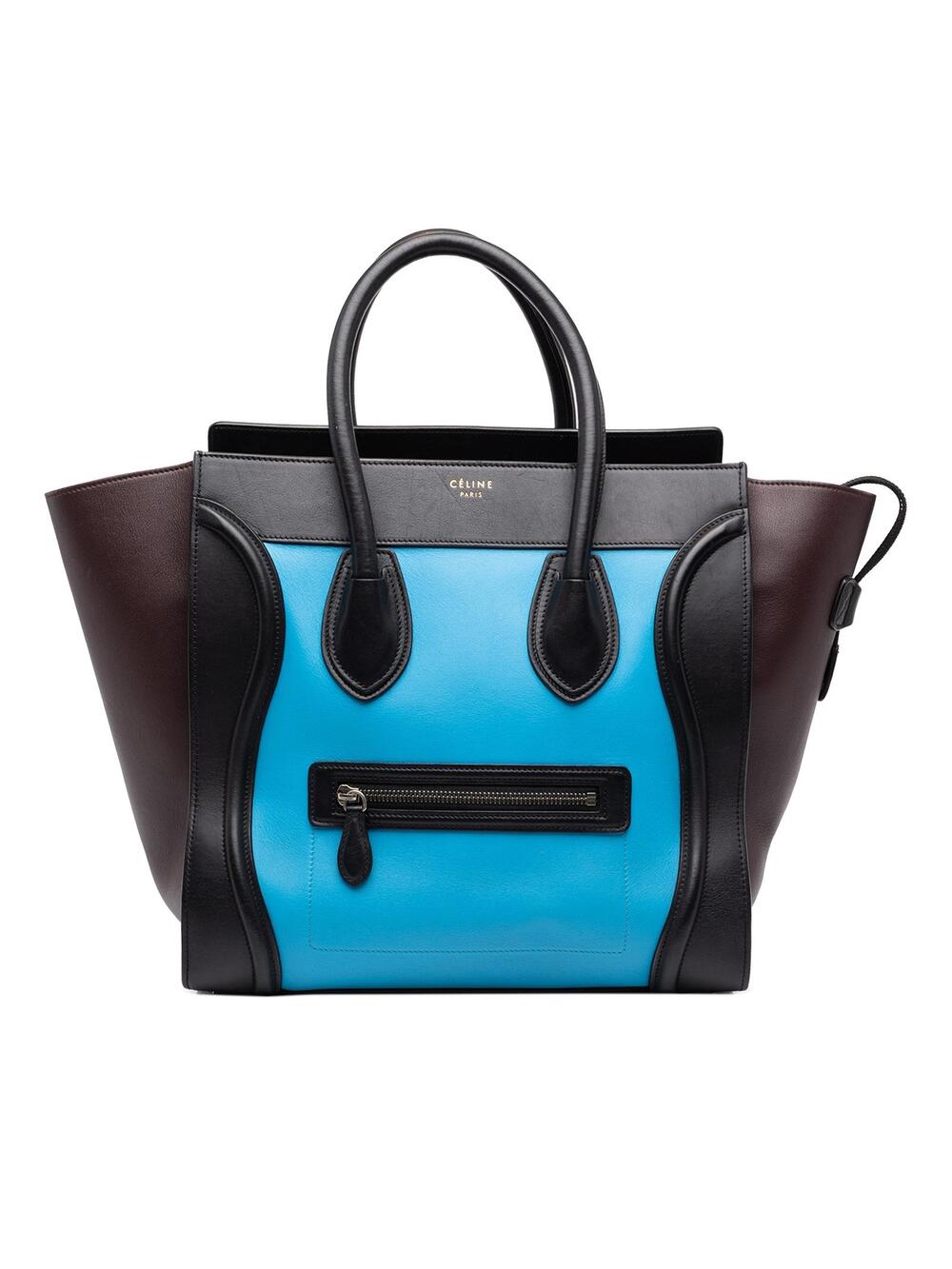Celine Micro Tricolor Leather Luggage #366355C97B